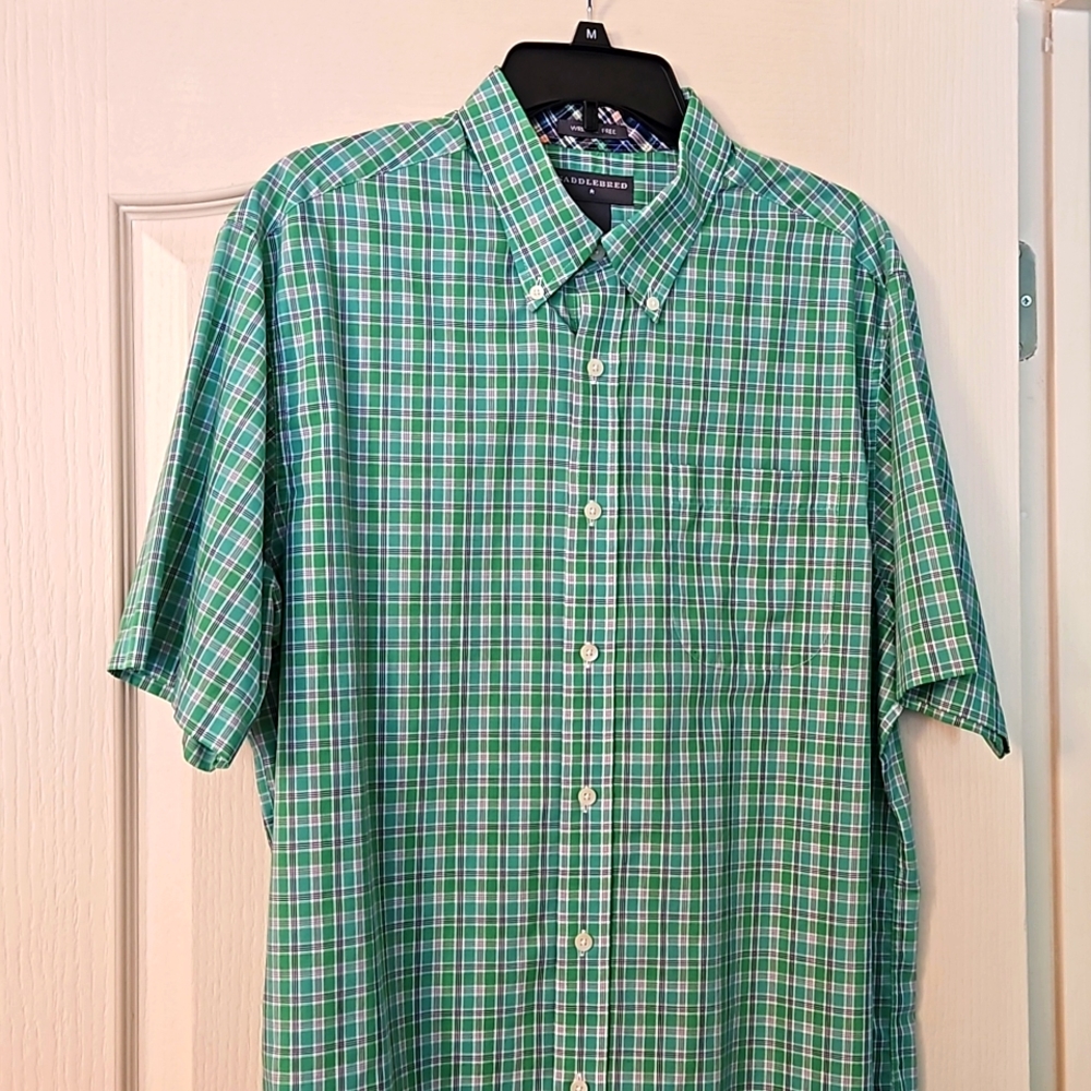 Saddlebred Short Sleeve Shirt, Size L.